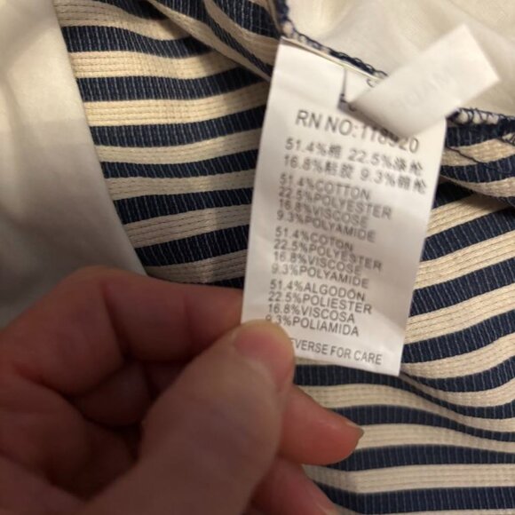 Elegant Striped Vintage Circle Skirt - Picture 4 of 6